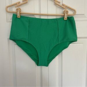 AERIE NWT Green Women's high waisted bikini bottoms